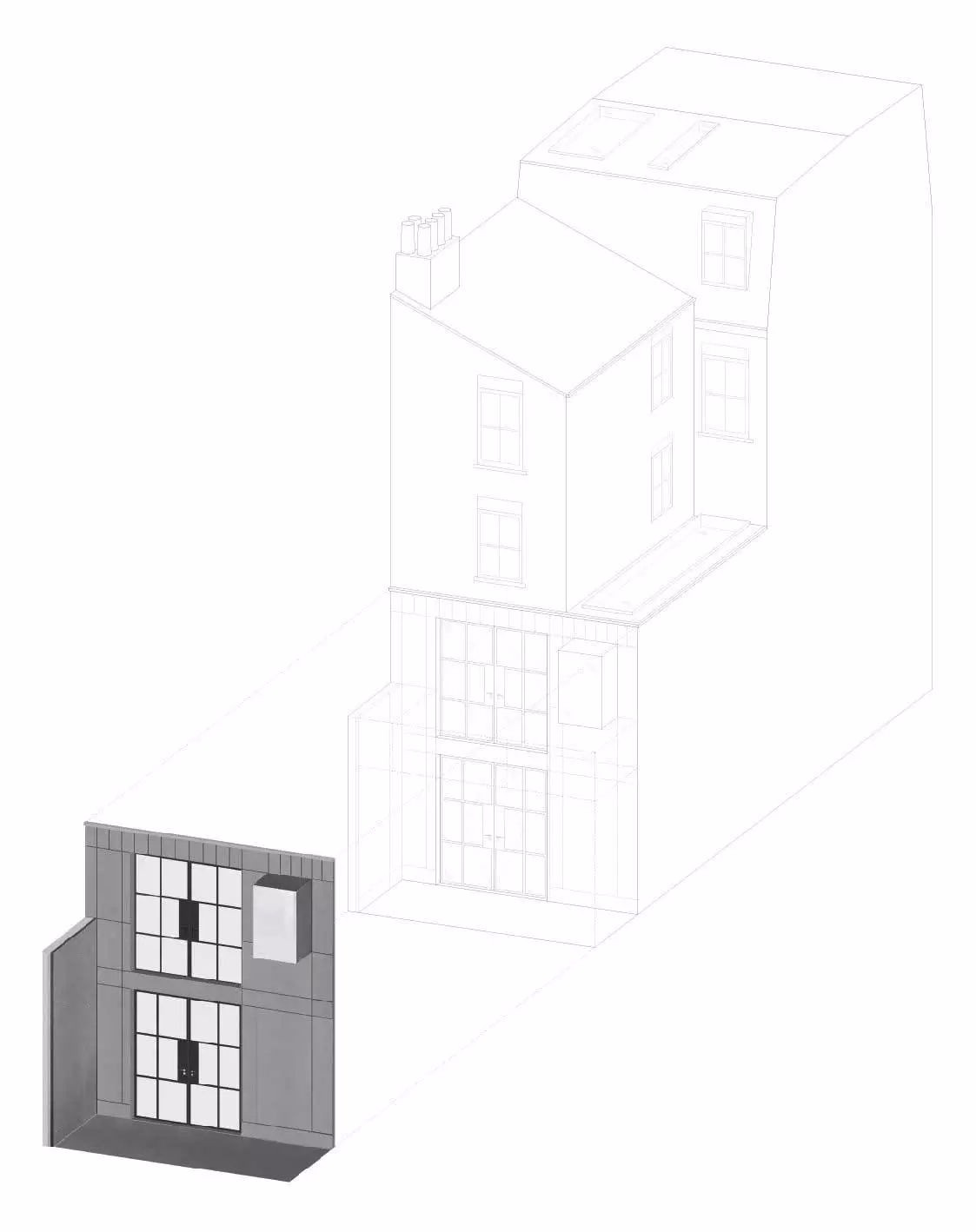 伦敦住宅的黄铜魅力-67