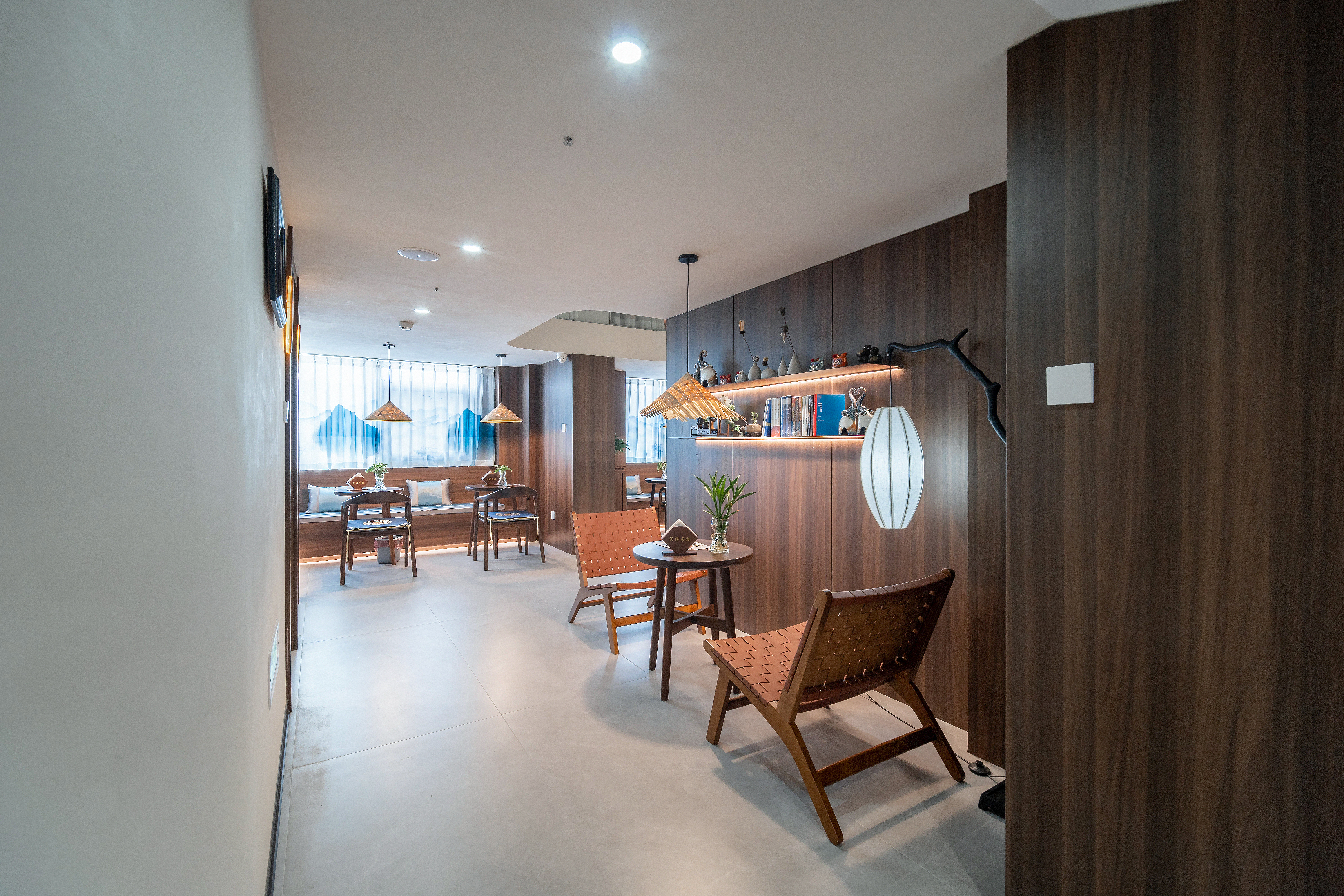 润泽茶楼 几何空间设计-4