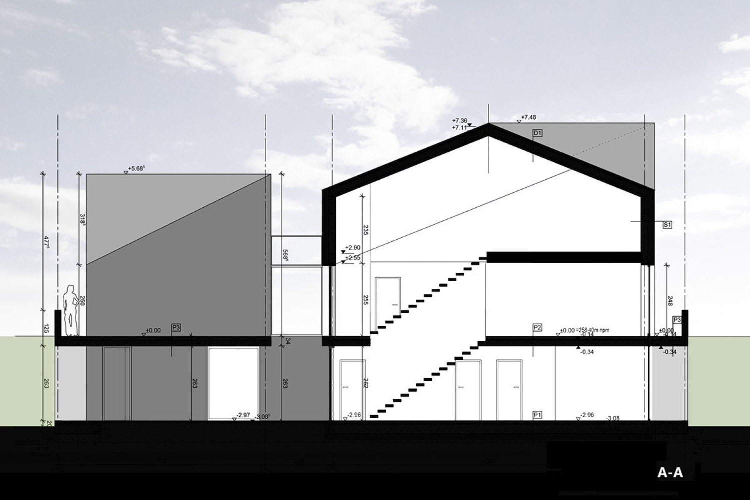 波兰 Krostoszowice 村庄的倾斜屋顶家园-67