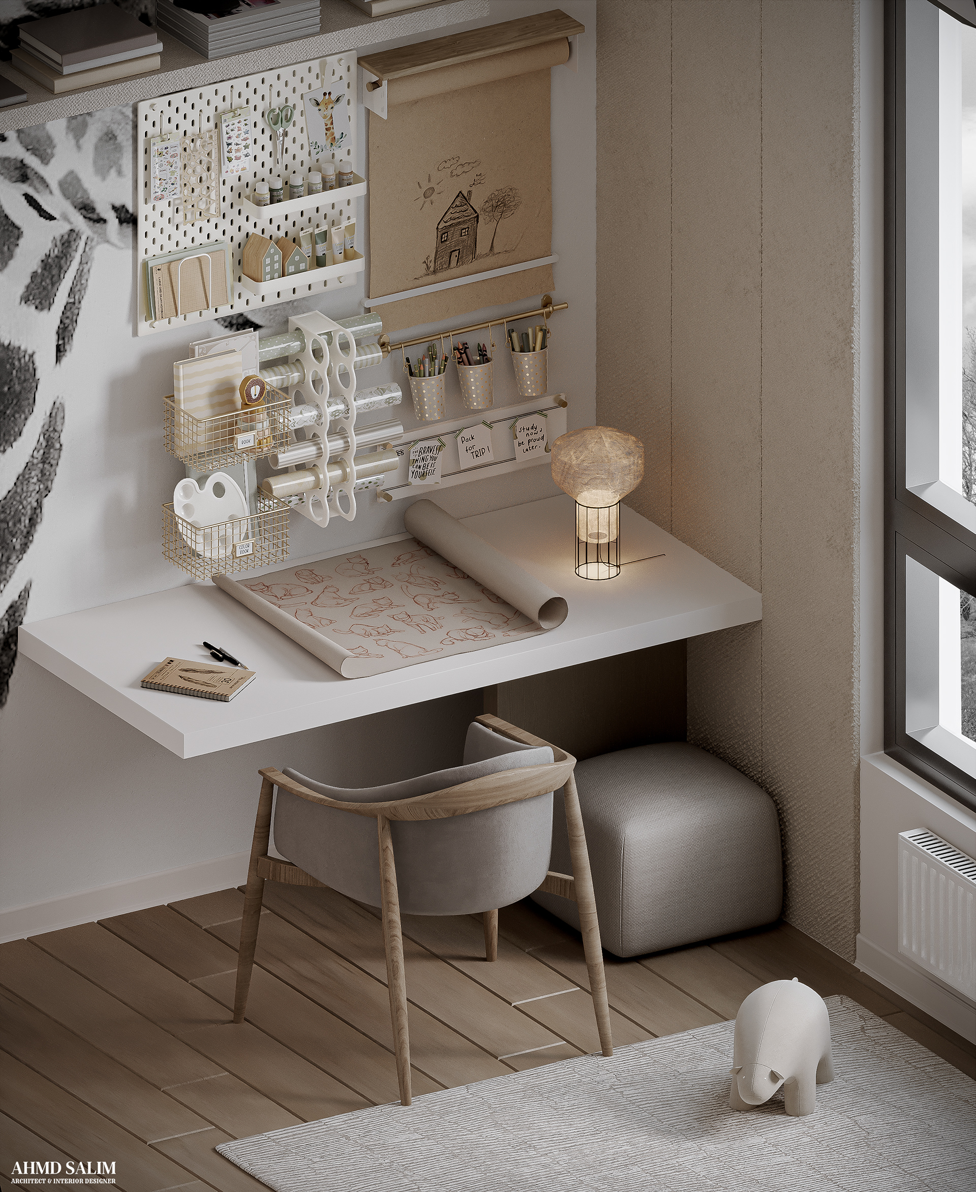波兰儿童房设计丨@ahmd.salim.designs-6