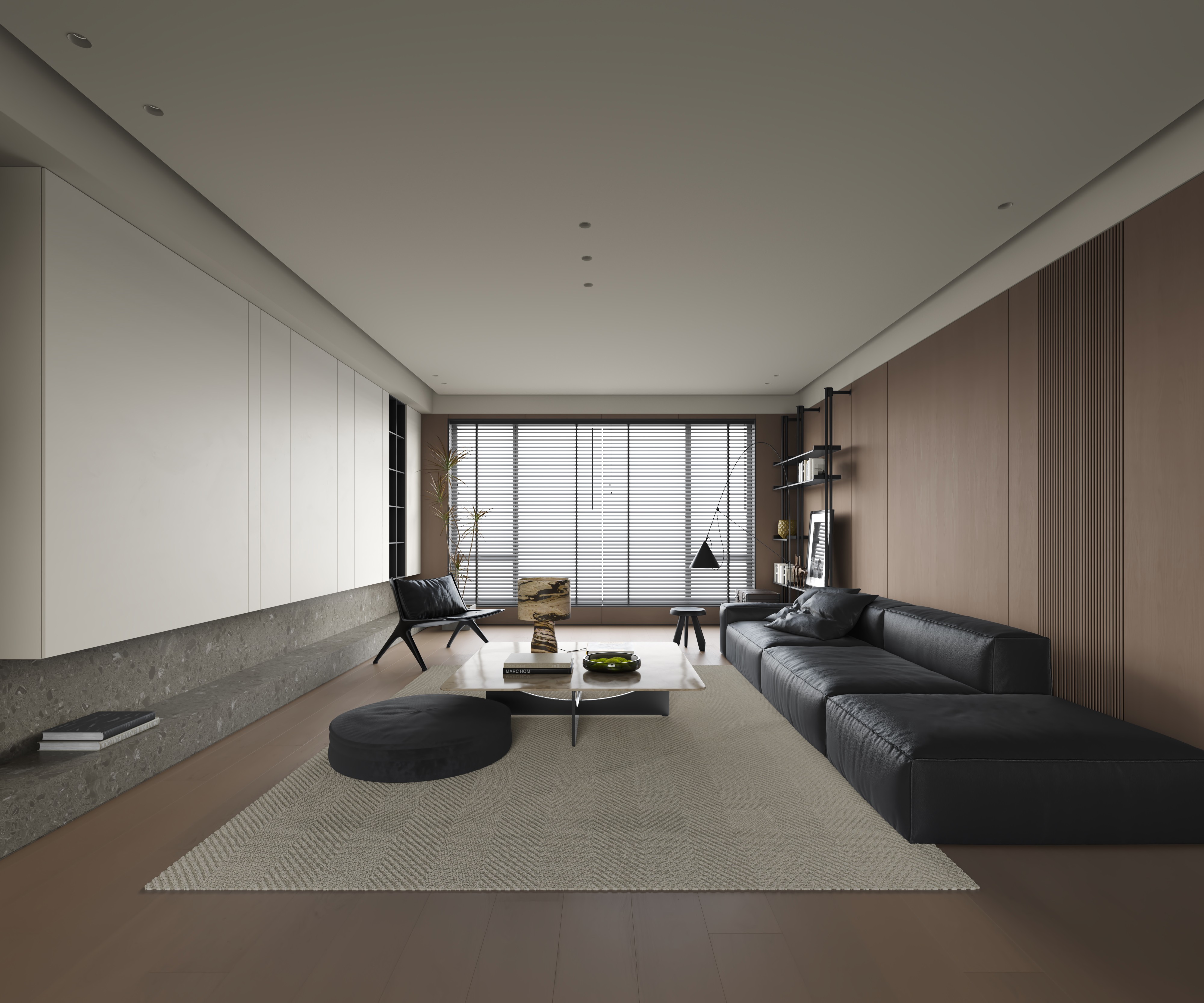 现代简约平层设计典范丨某知名设计师-4