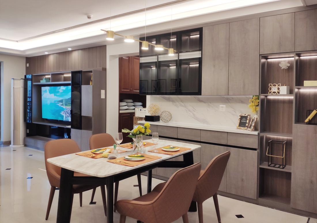 现代轻奢混搭风格家居设计丨海舍家居-25