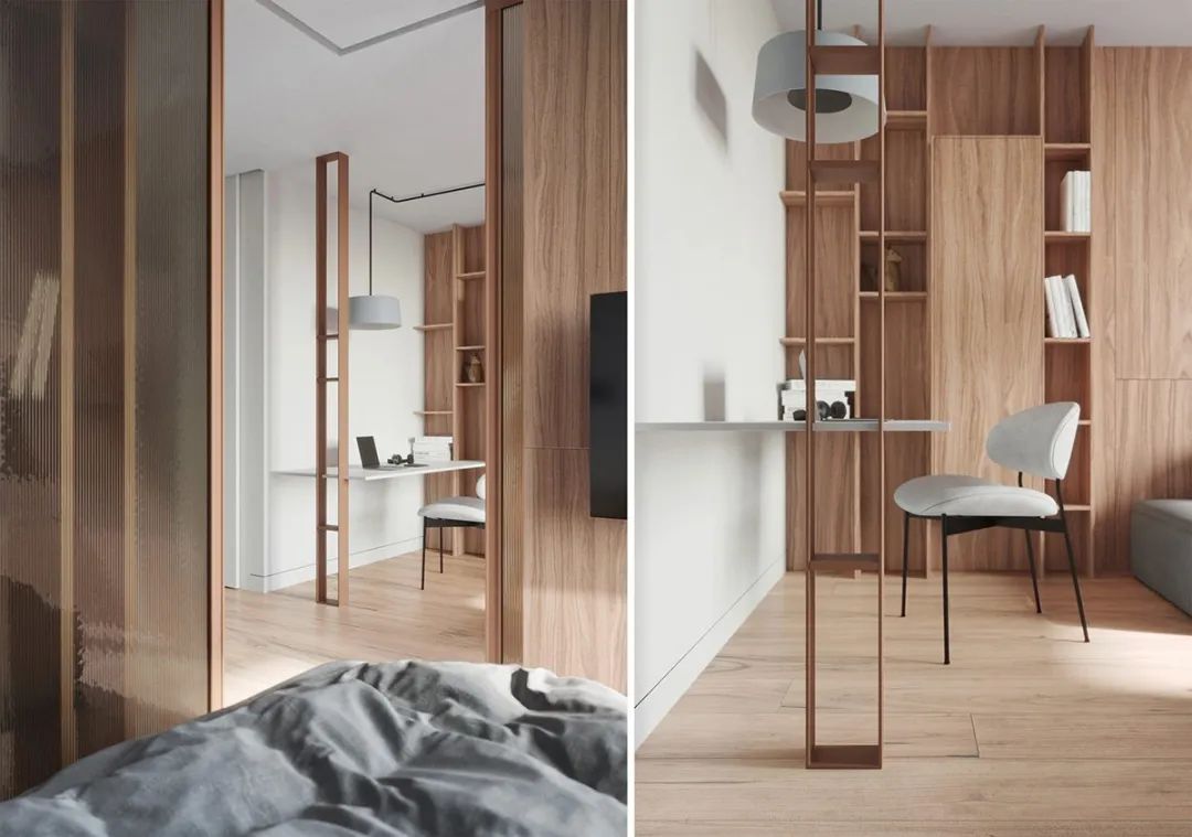 乌克兰基辅小公寓，原木与工业风的巧妙融合-6
