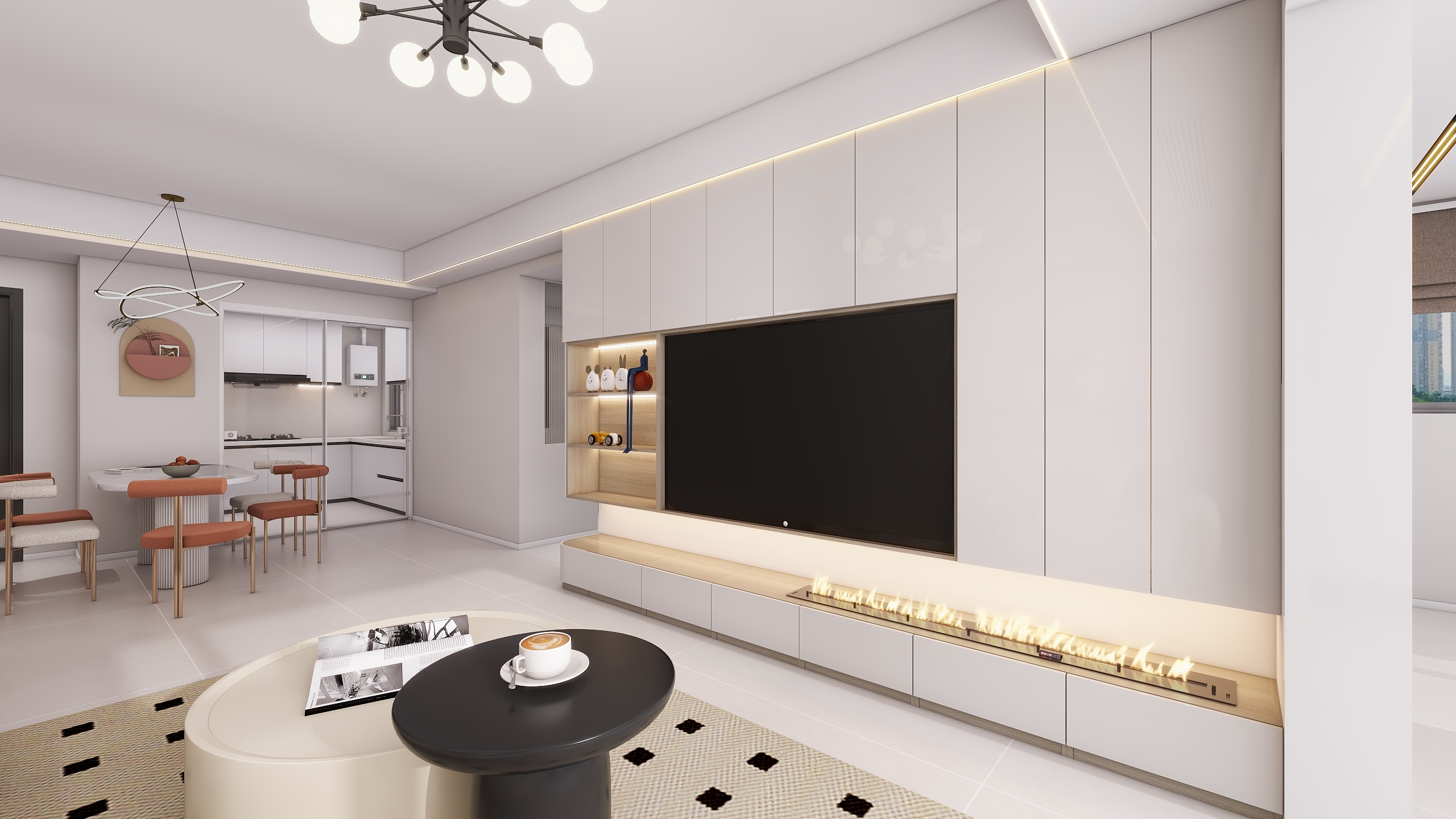 湖南张家界博泰状元府（118平方现代简约三居室）-8