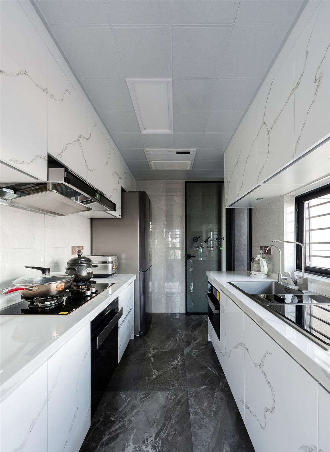 120㎡老气精装房掰成时髦精致轻奢风-16