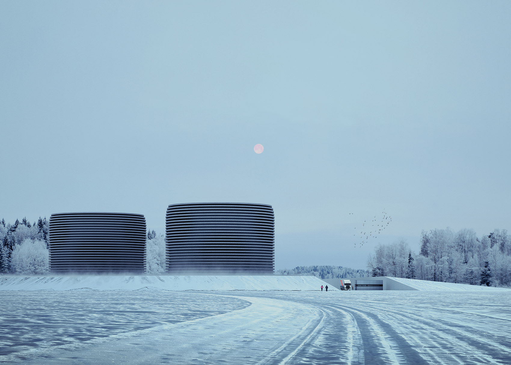 “石之云”数据中心丨瑞典斯德哥尔摩丨Carl Fredrik Svenstedt Architects-8
