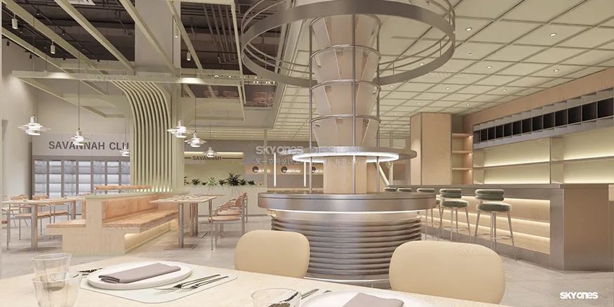 【SKYONES 作品】SAVANNAH餐吧系统空间设计-7