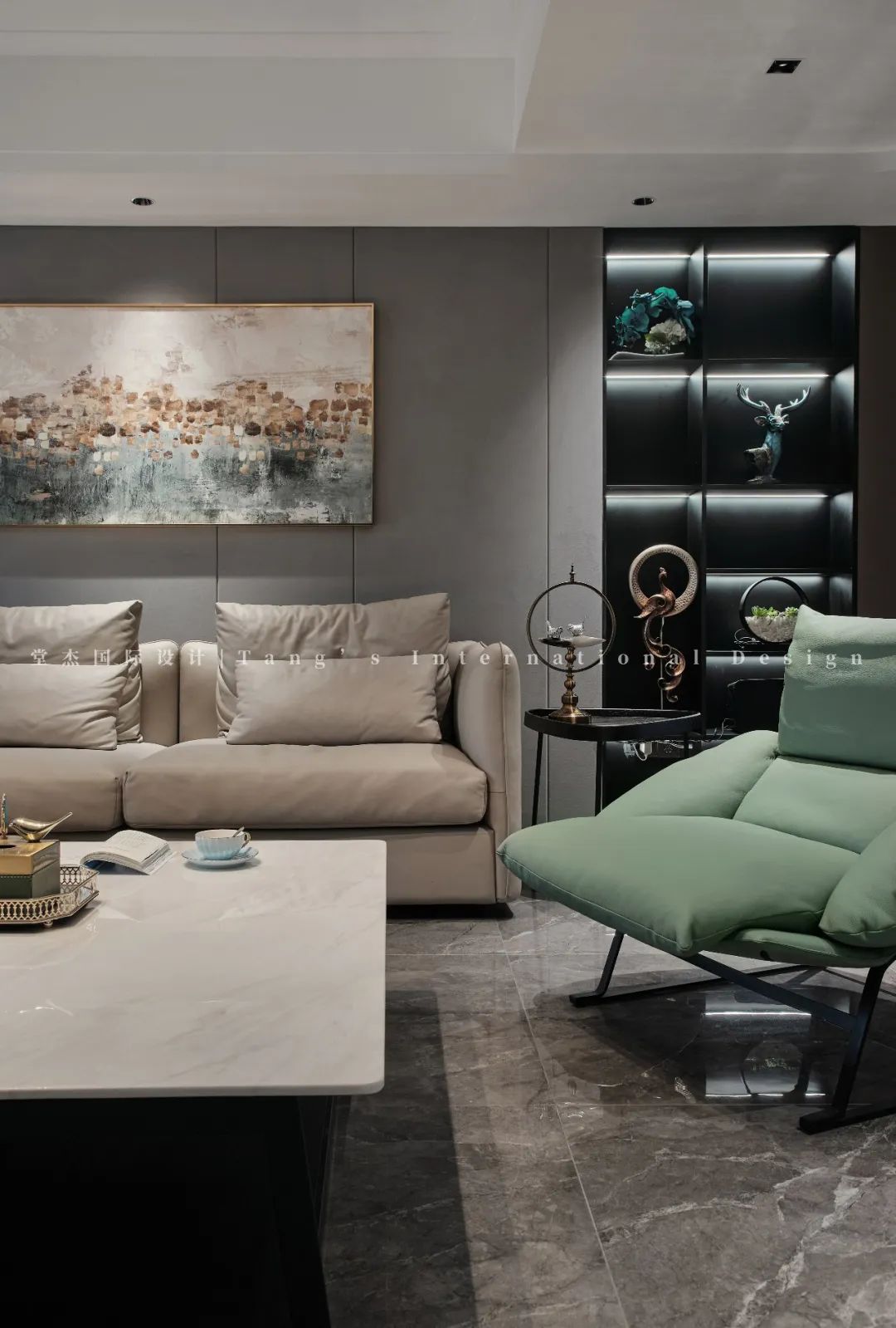 560㎡轻奢别墅设计丨堂杰国际设计-16