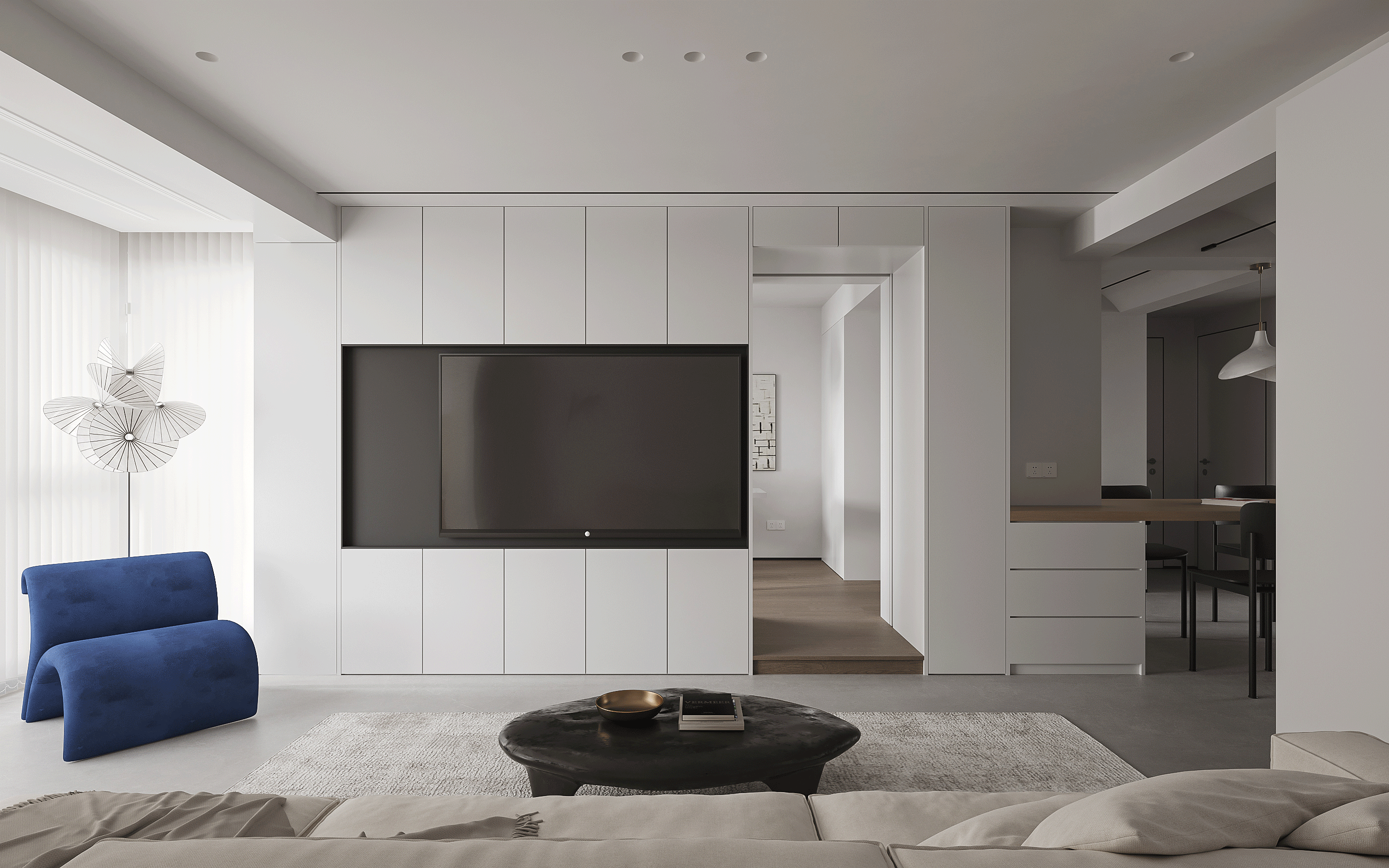 现代极简丨小九空间设计-13