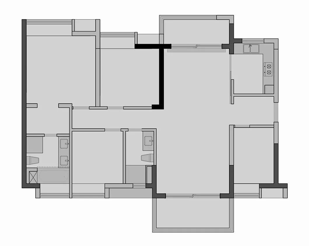 广州 140㎡原木极简空间，诠释生活美学-56