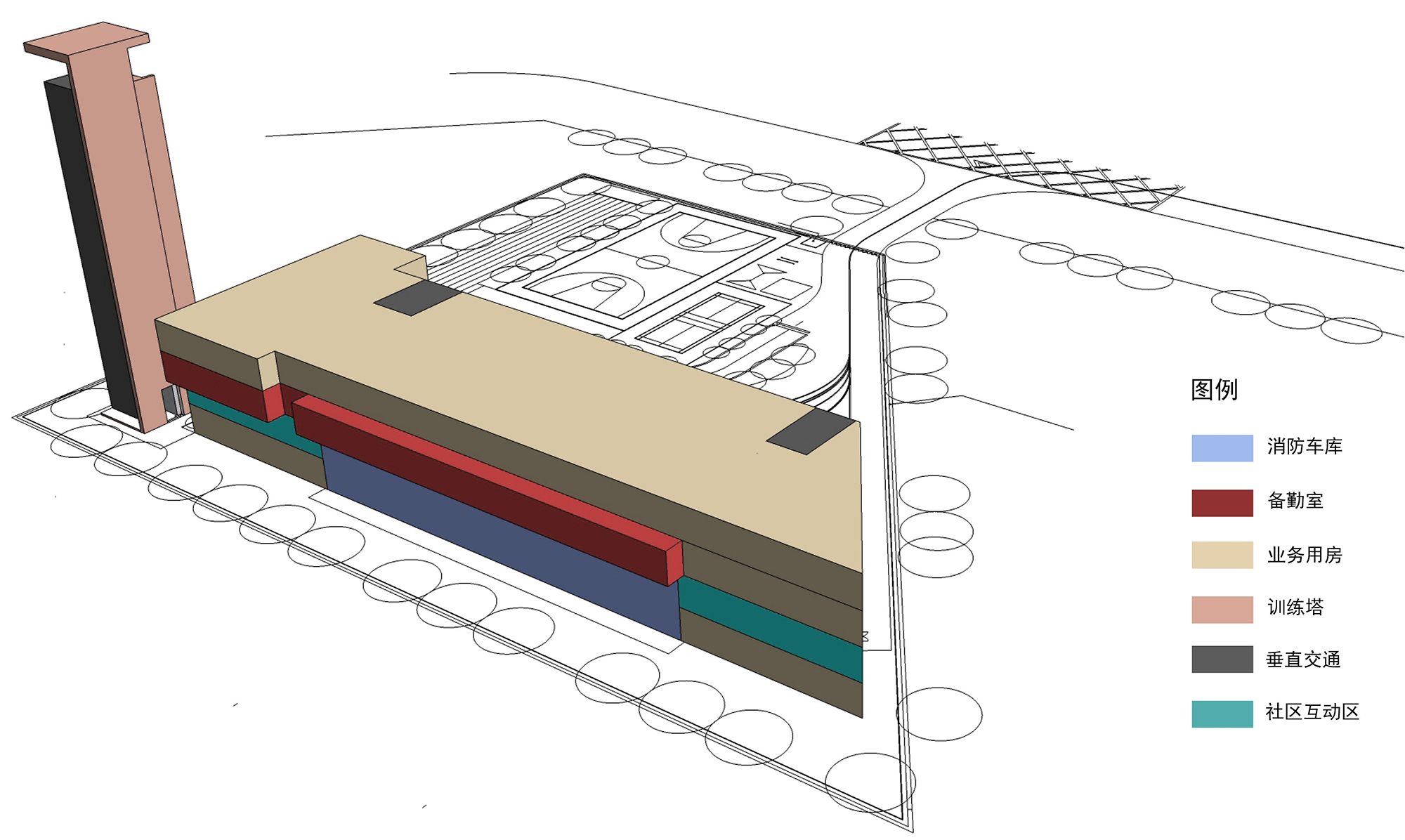 深圳龙东消防站 / 深大建筑设计院“钟中+钟波涛”工作室-8