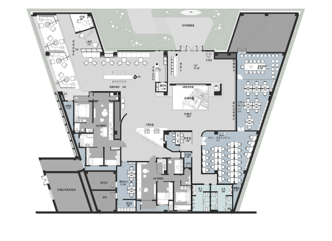 旭辉空港时代会客厅——现代简约,打造活力生活空间-56