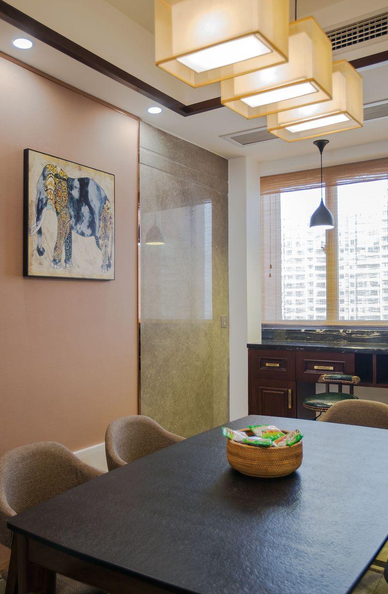 紫金城140平新中式三房两厅实景展示-22