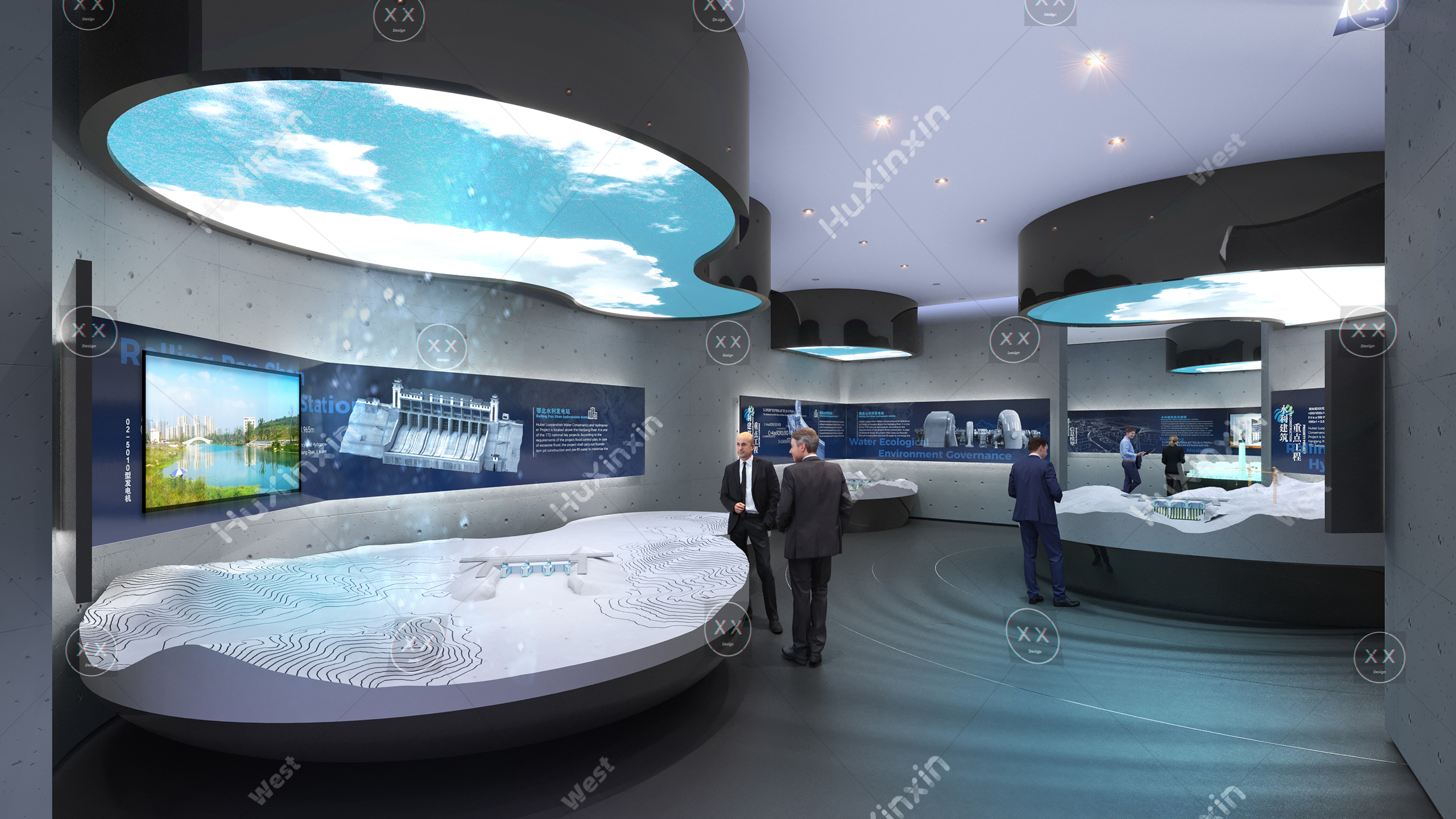 湖北水院企业展厅-12