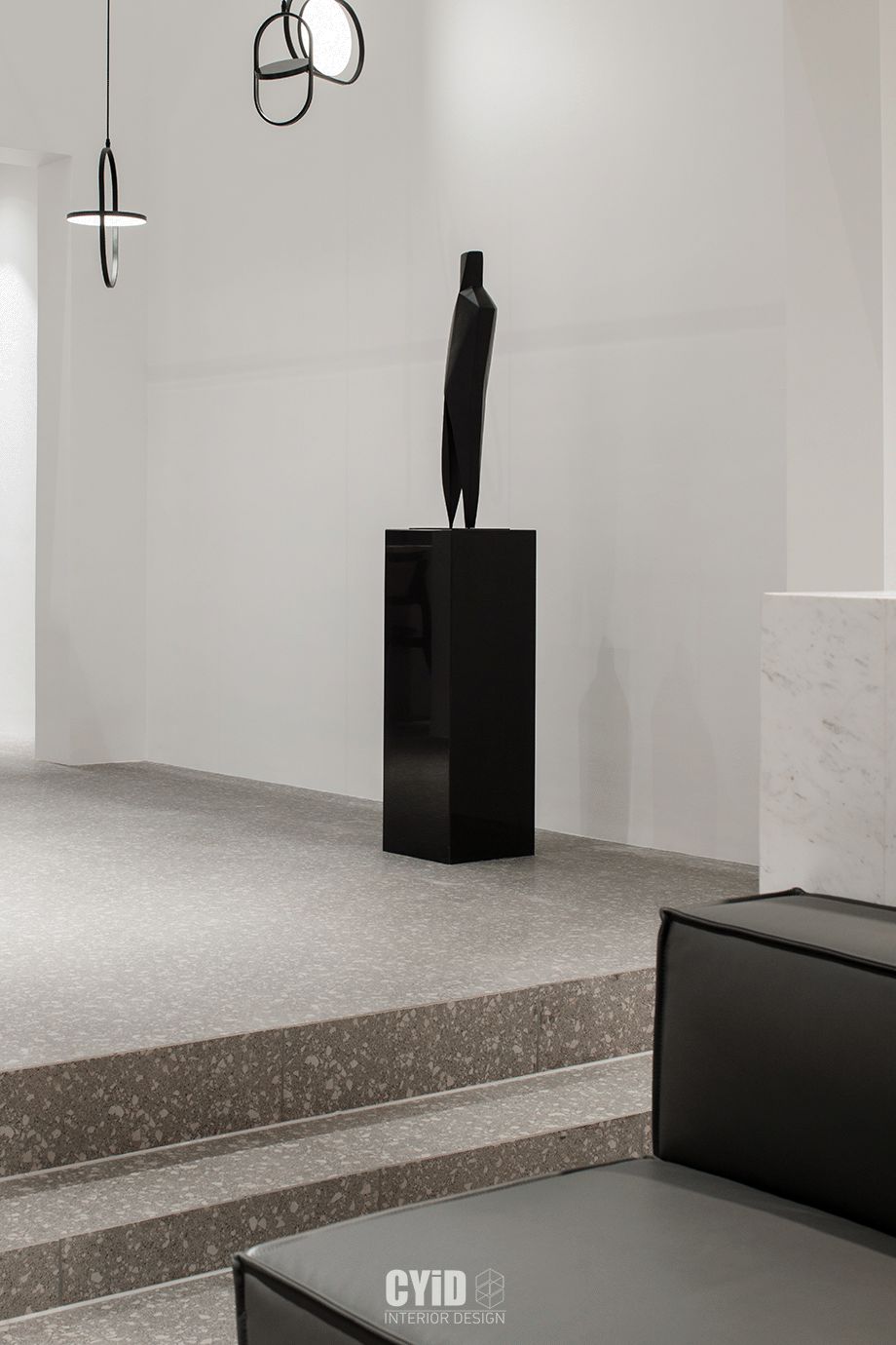 旋转艺术楼梯 x Mid-Century 家居风，打造治愈系生活空间-29