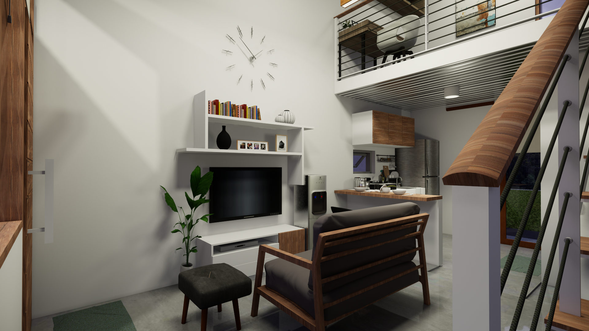 3D Rendering Compact House-5