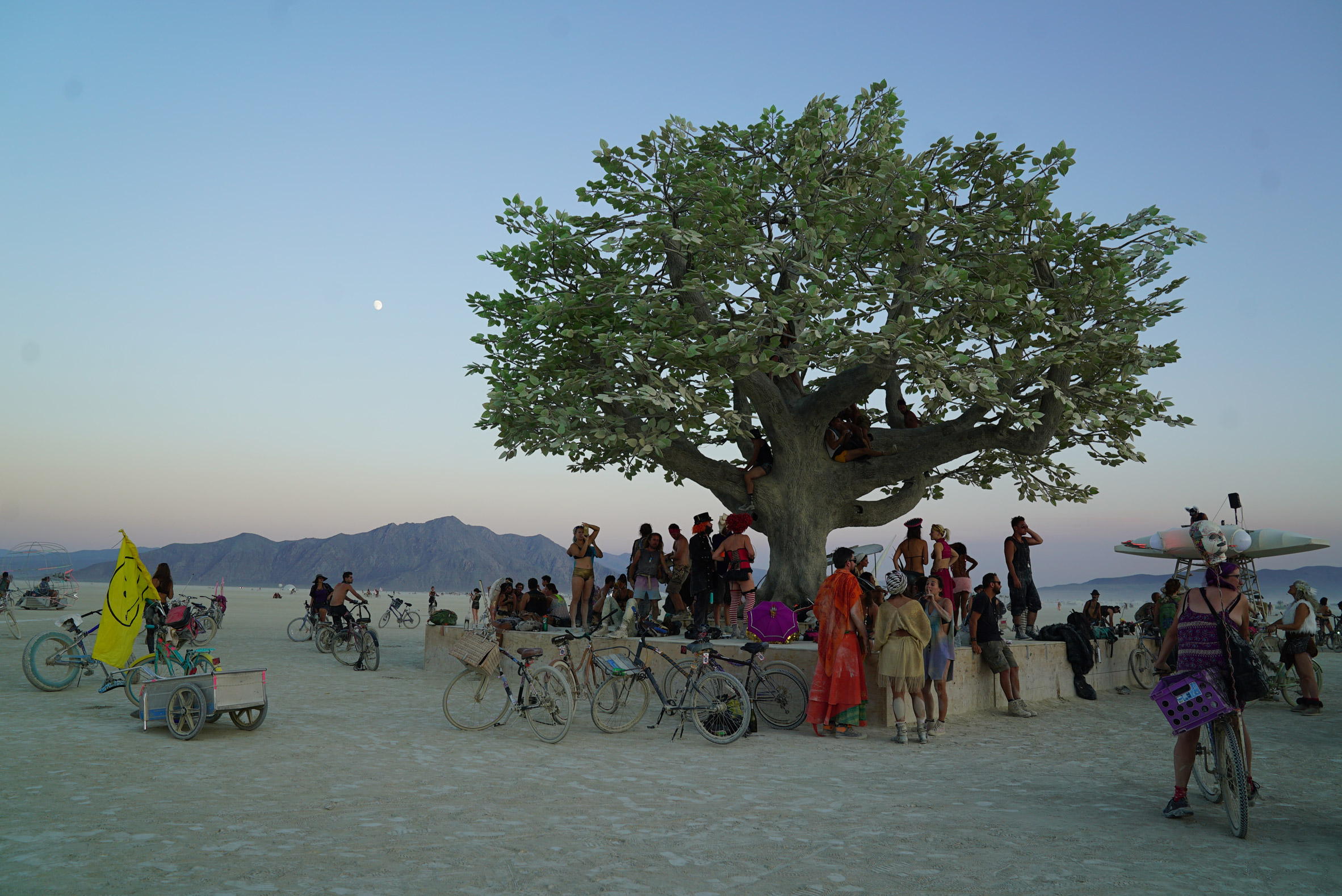 Tree of Ténéré responds to Burning Man attendees with light patterns-14
