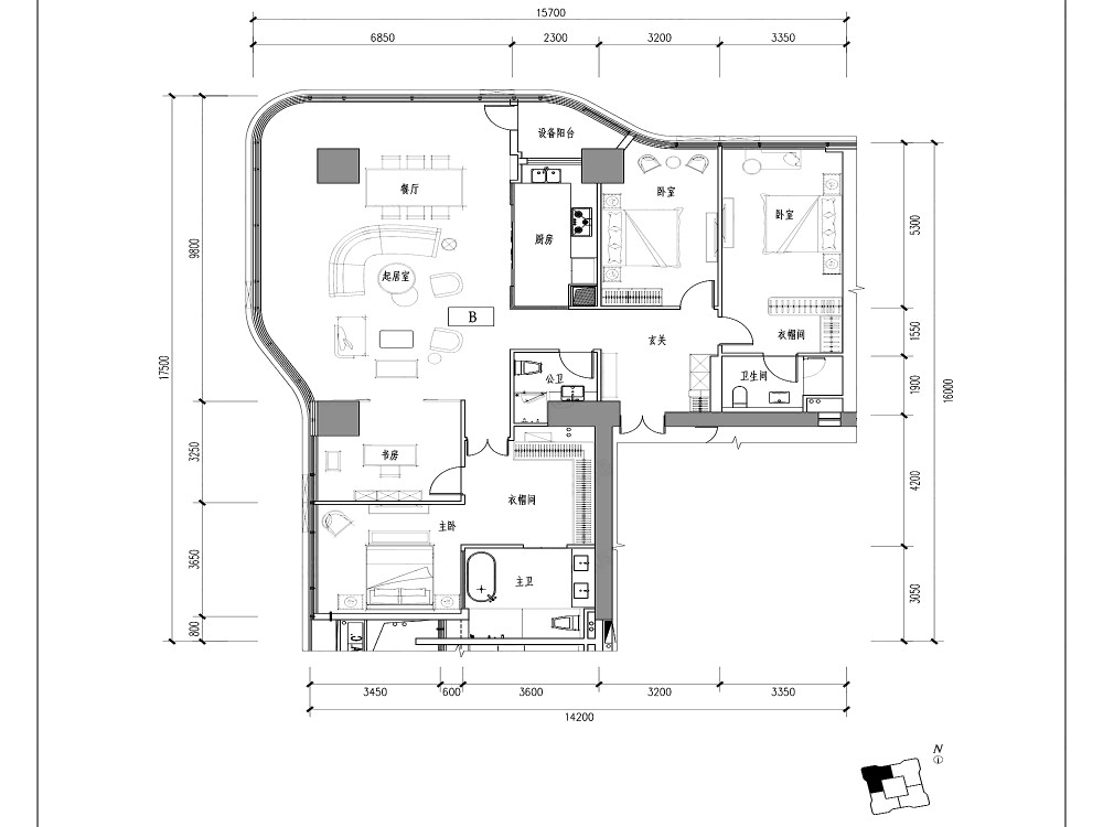 【HWCD+梁志天+无间+CCD等】成都新希望D10天府项目丨规划+建筑+景观+内装：方案.效果图.施工图.模型.摄影丨-14