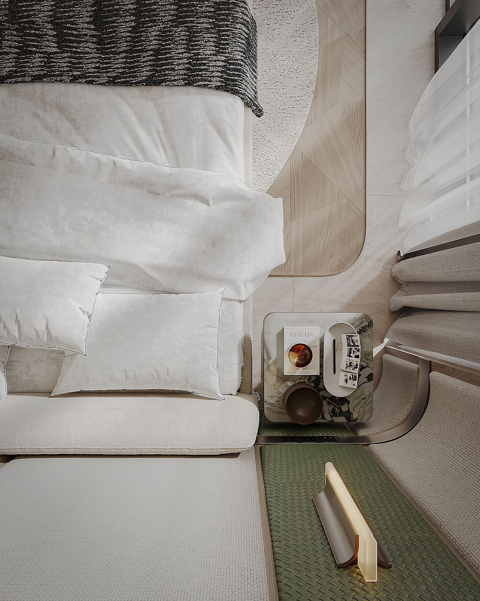 朱美拉现代豪华卧室（注：BEROOM可能是BEDROOM拼写错误，如果不是，因不清楚BEROOM准确含义，此翻译可能不准确） 丨United Arab EmiratesDubai-5