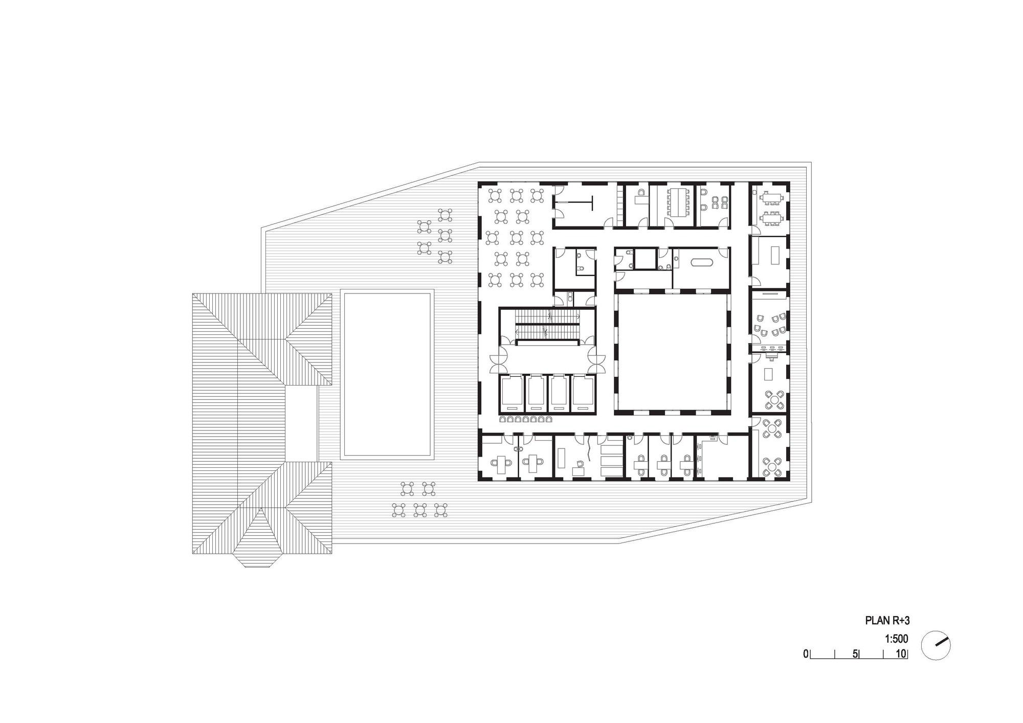 巴黎养老医疗中心·和谐共生的社区空间-40