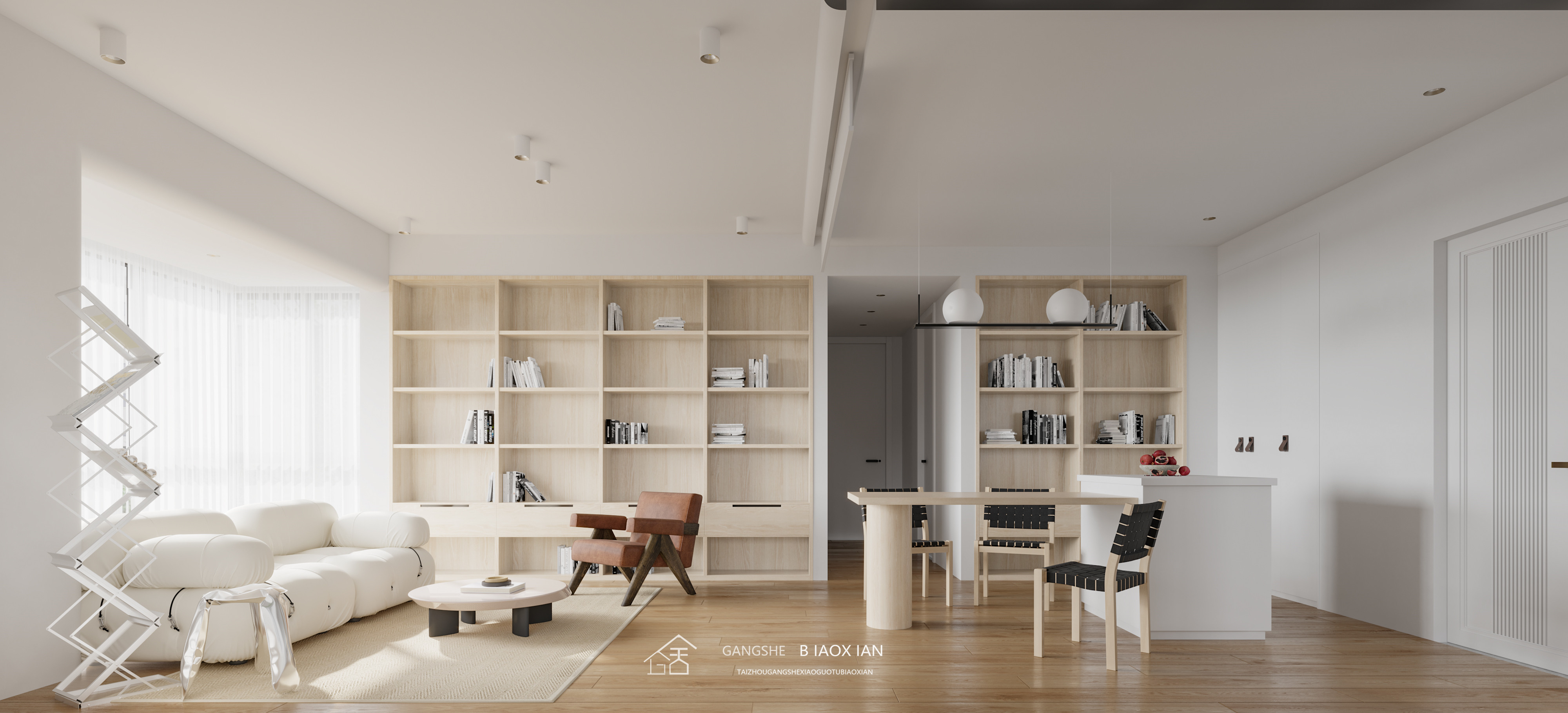 极简现代•效果图作品展示-2