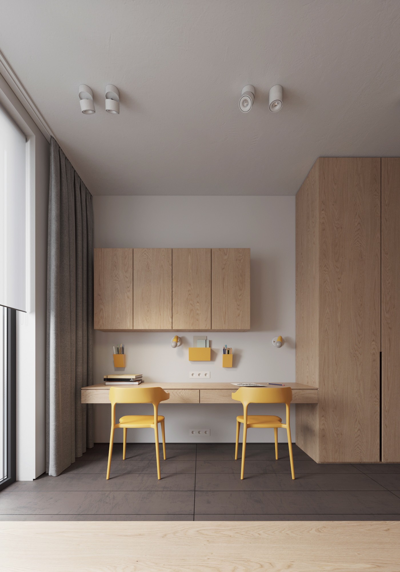 高级黑 极简别墅设计！-70