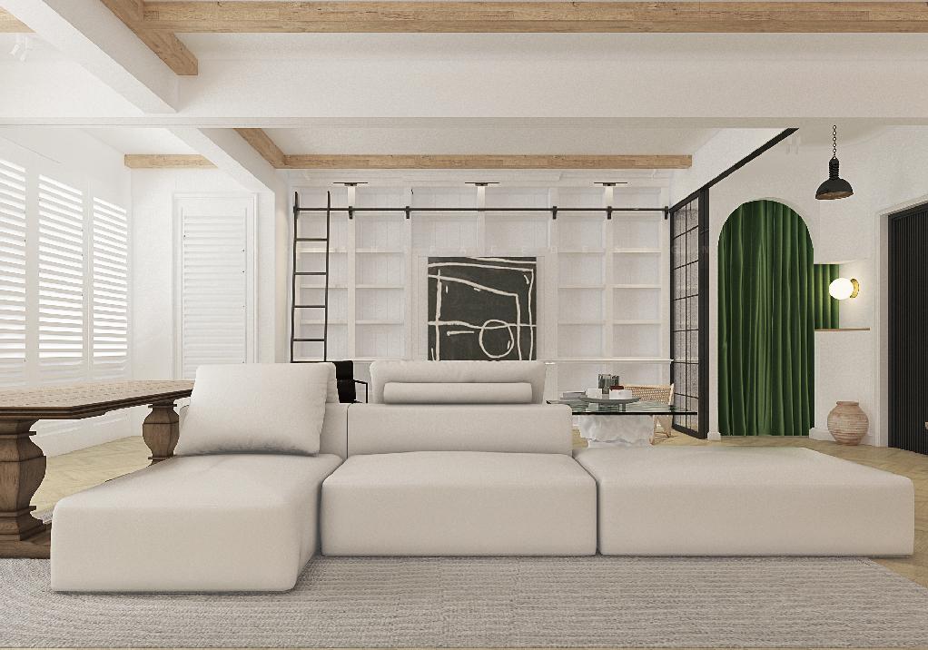 淄博现代平层设计丨中国淄博丨淄博发现设计-3