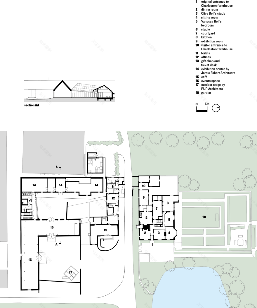 Charleston in Lewes,Firle展览中心及户外舞台等丨英国丨Material Cultures,Jamie Fobert等-48