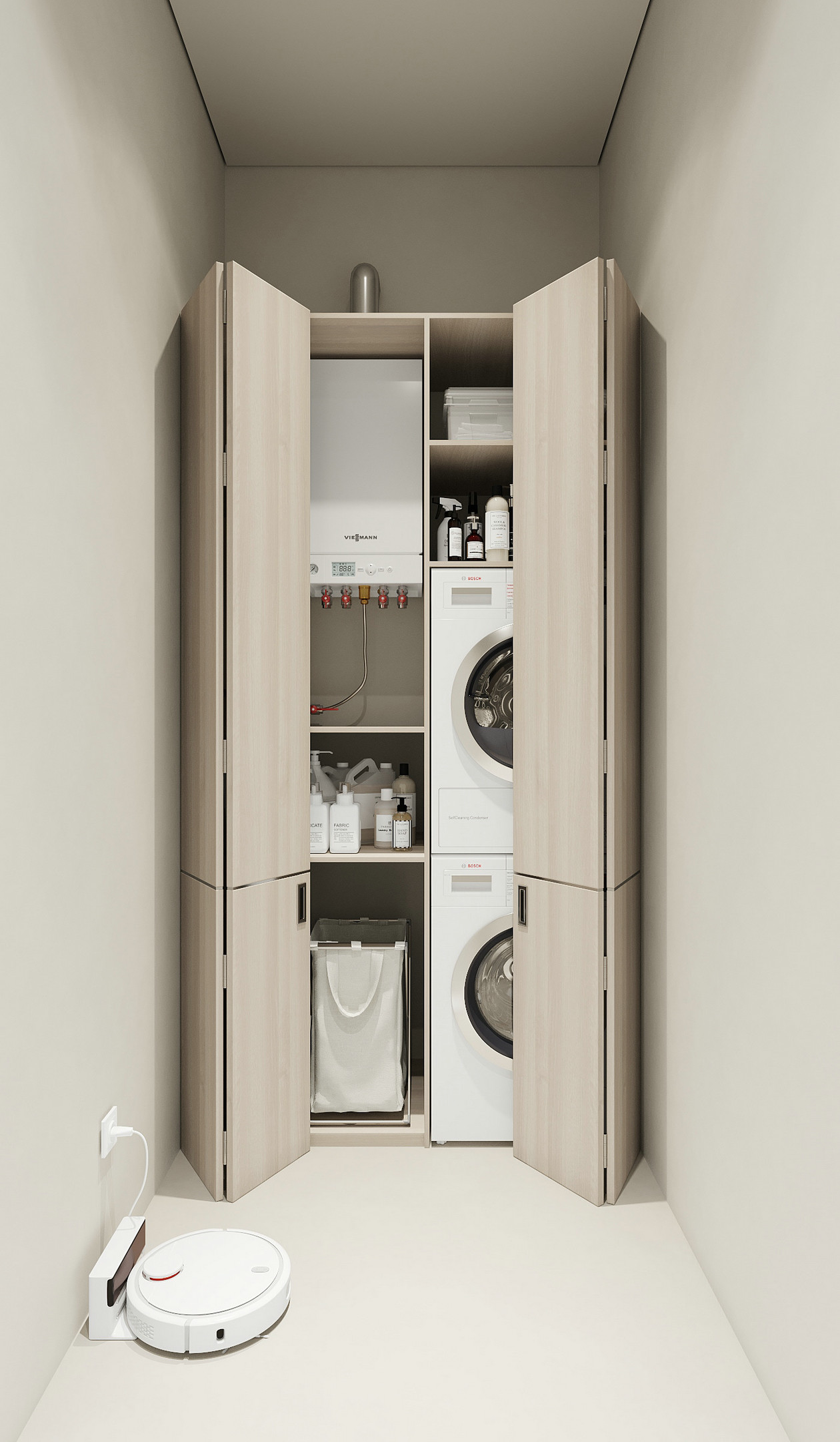 179㎡浅色系住宅设计-6