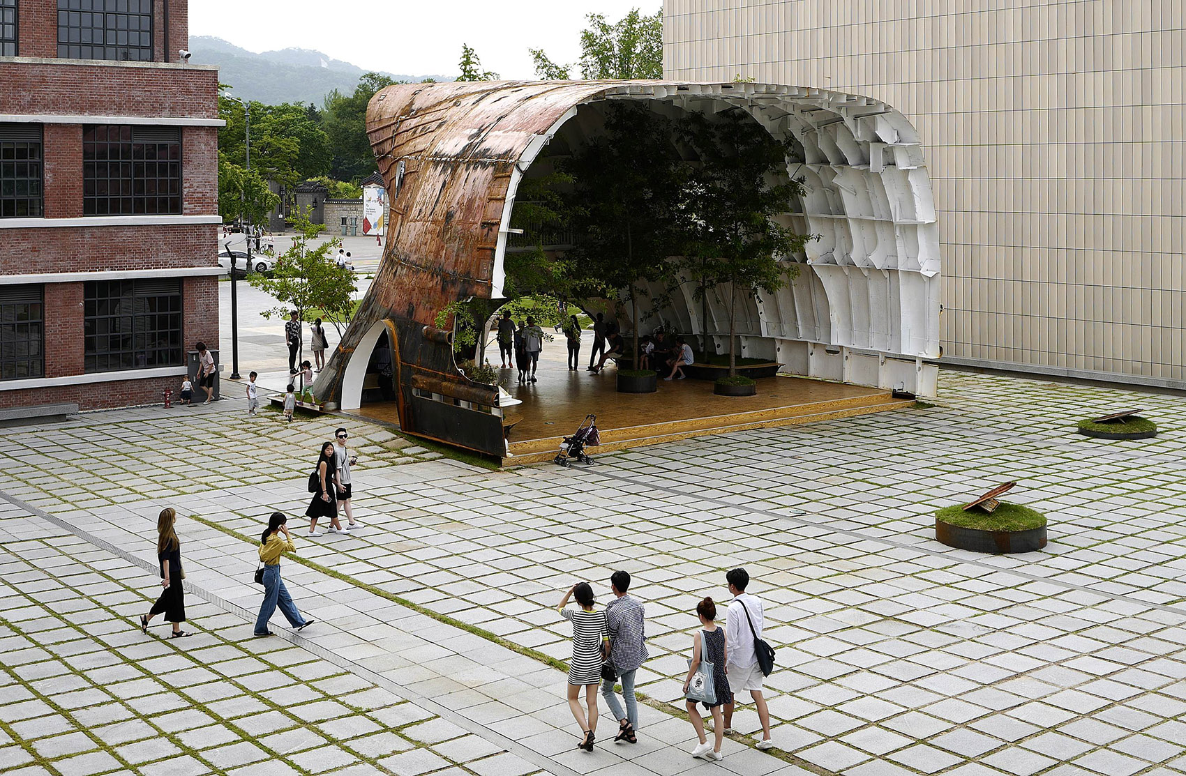 美术馆中庭，韩国 / Shinslab Architecture-2