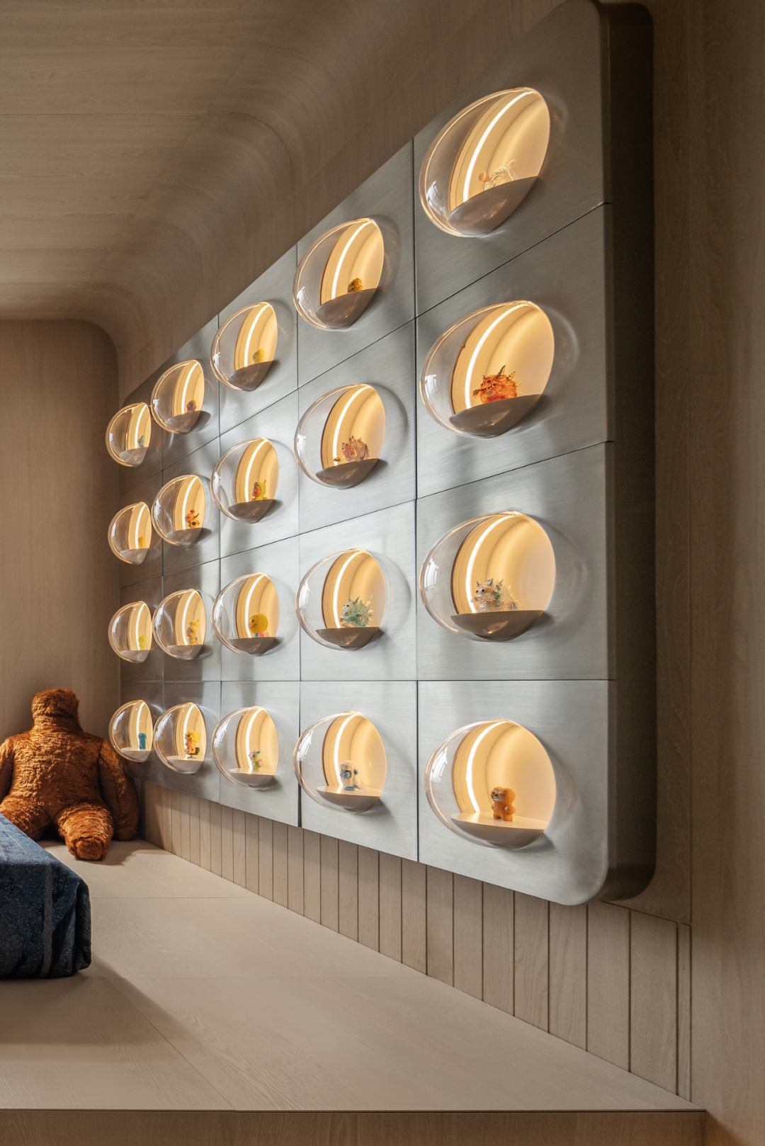 奥迅X新作｜流动艺术馆一826㎡顶层复式豪宅设计-113