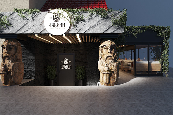 НАСЛЕДЗЬЕ(HERITAGE)餐厅室内设计项目丨白俄罗斯维捷布斯克丨Maryia Matsiash (ANIKIИA)-62