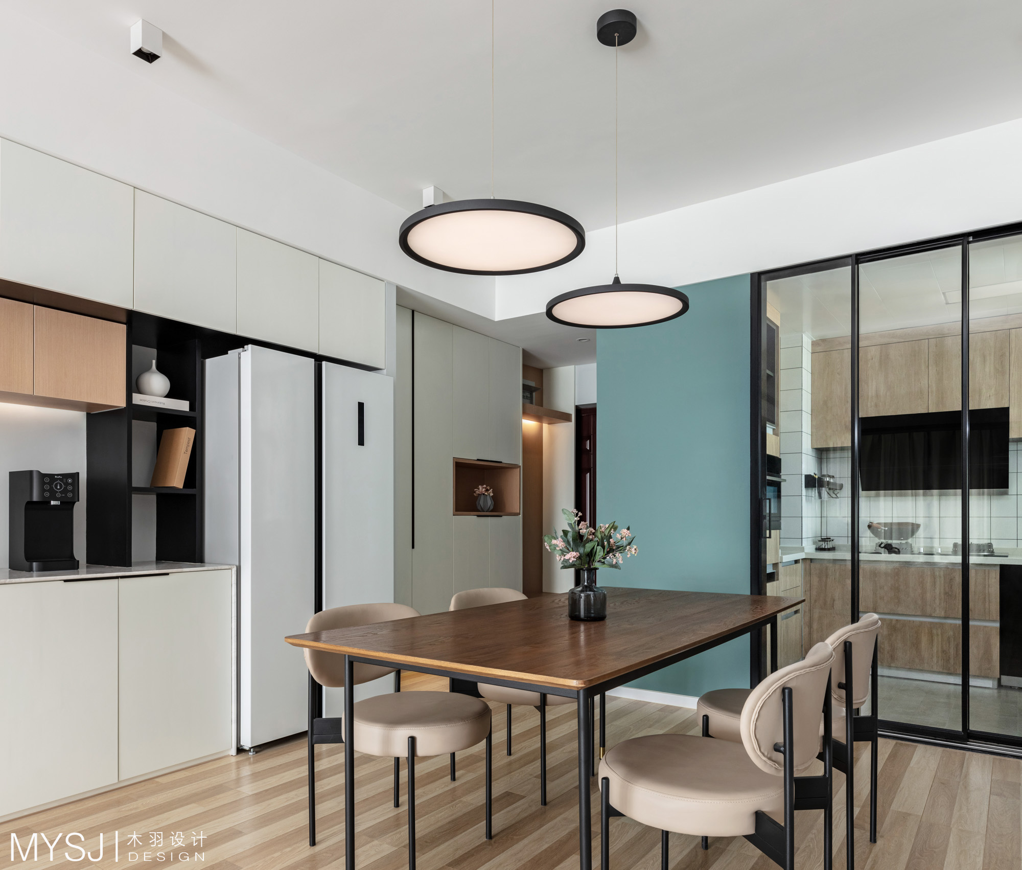 武汉木羽设计 | 140 平现代简约婚房，实现多功能需求-21