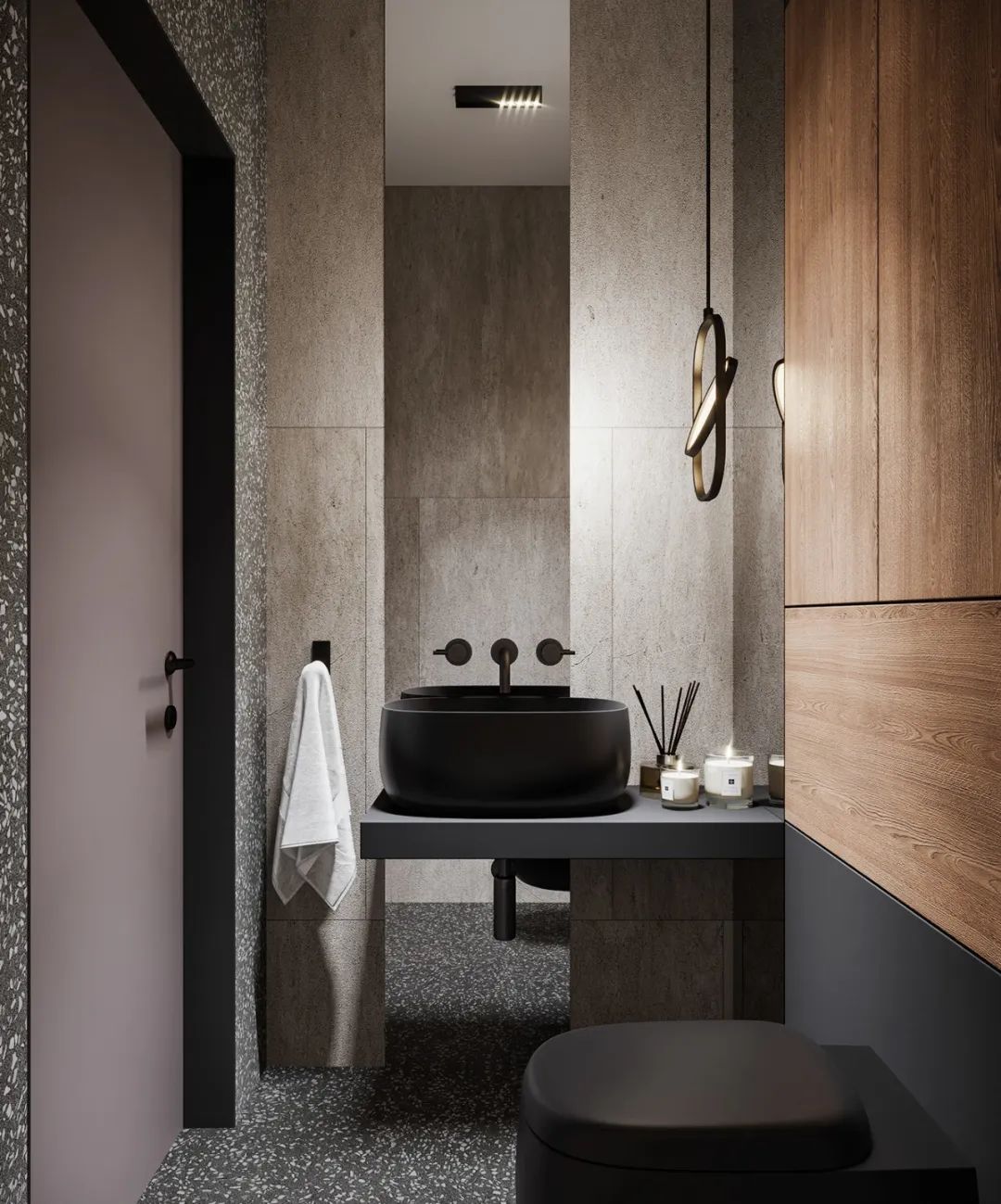 105㎡温润住宅，简约实木与大理石的完美结合-119