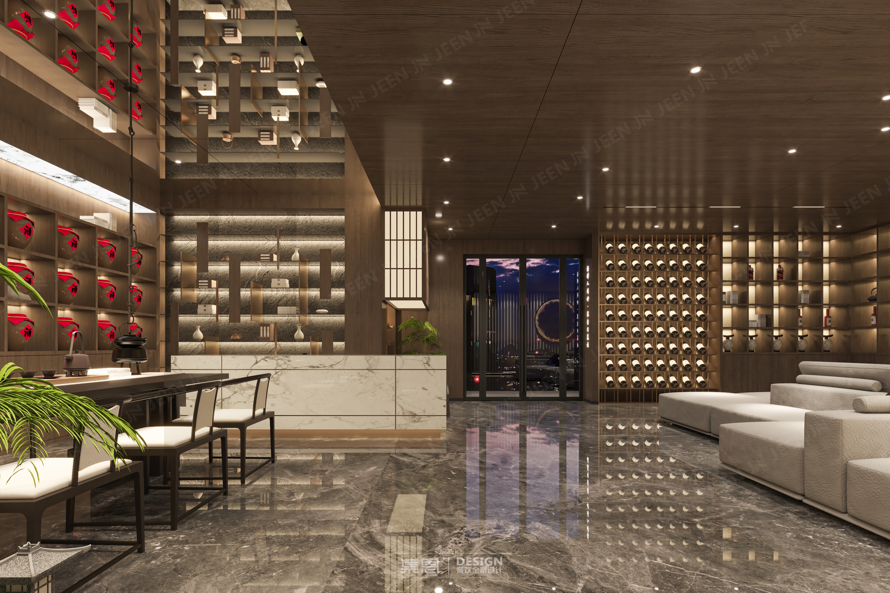 琴台酒庄·品鉴馆丨中国郑州丨集恩餐饮全案设计-12