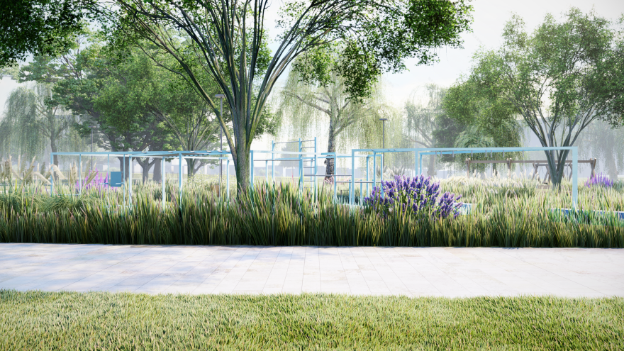 青年公园(PARK MOLIDIZHNYI 可能拼写有误,正确可能是 PARK MOLODYZHNYI ,原文括号内俄语为Парк «Молодіжний» ,молодіжний 意思是青年的 ) 丨UkraineKhmelnytsky-50