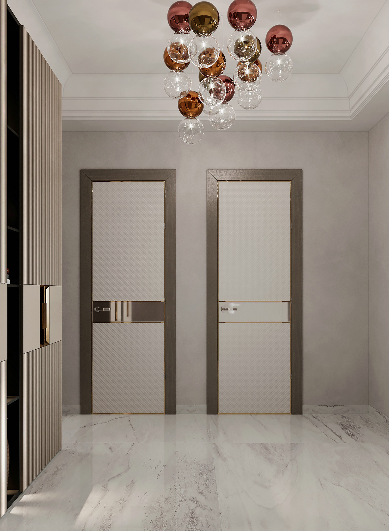 原木+大理石 打造出满满的高级范儿！-1