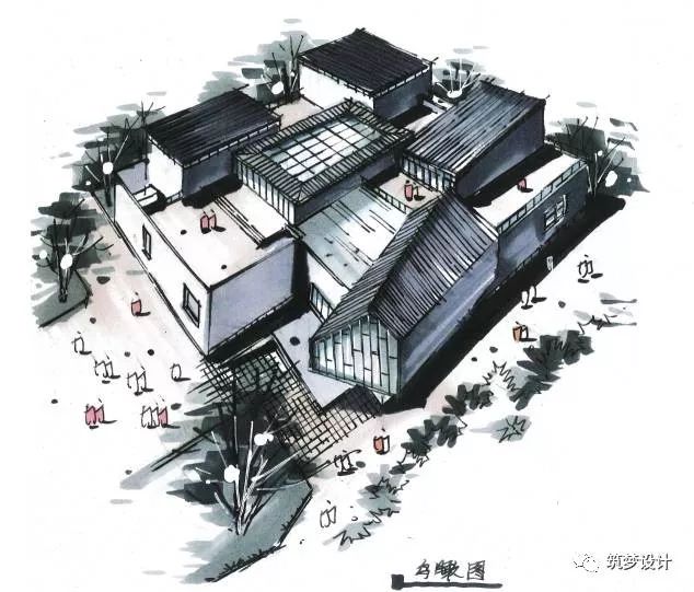 建筑抄绘丨朱家角人文艺术馆-14