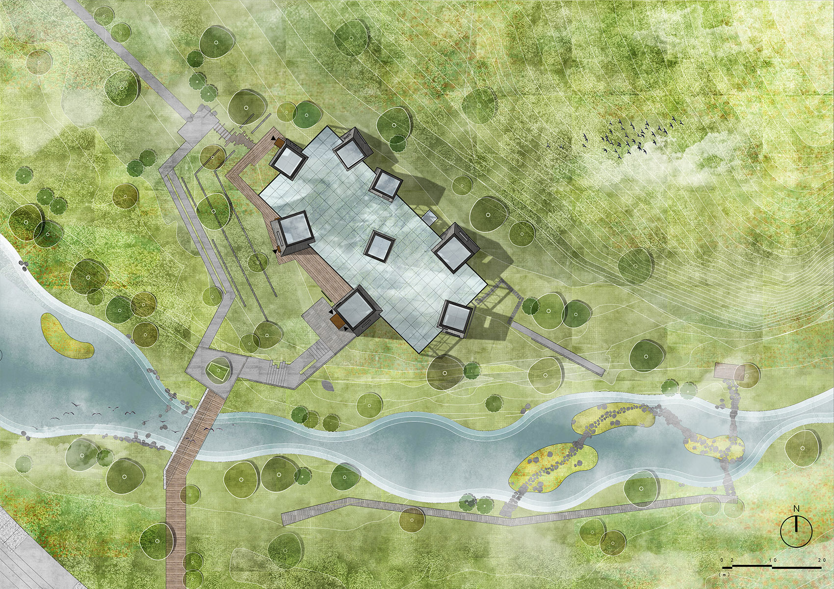 森之谷温泉中心，承德 / B.L.U.E. 建筑设计事务所-10