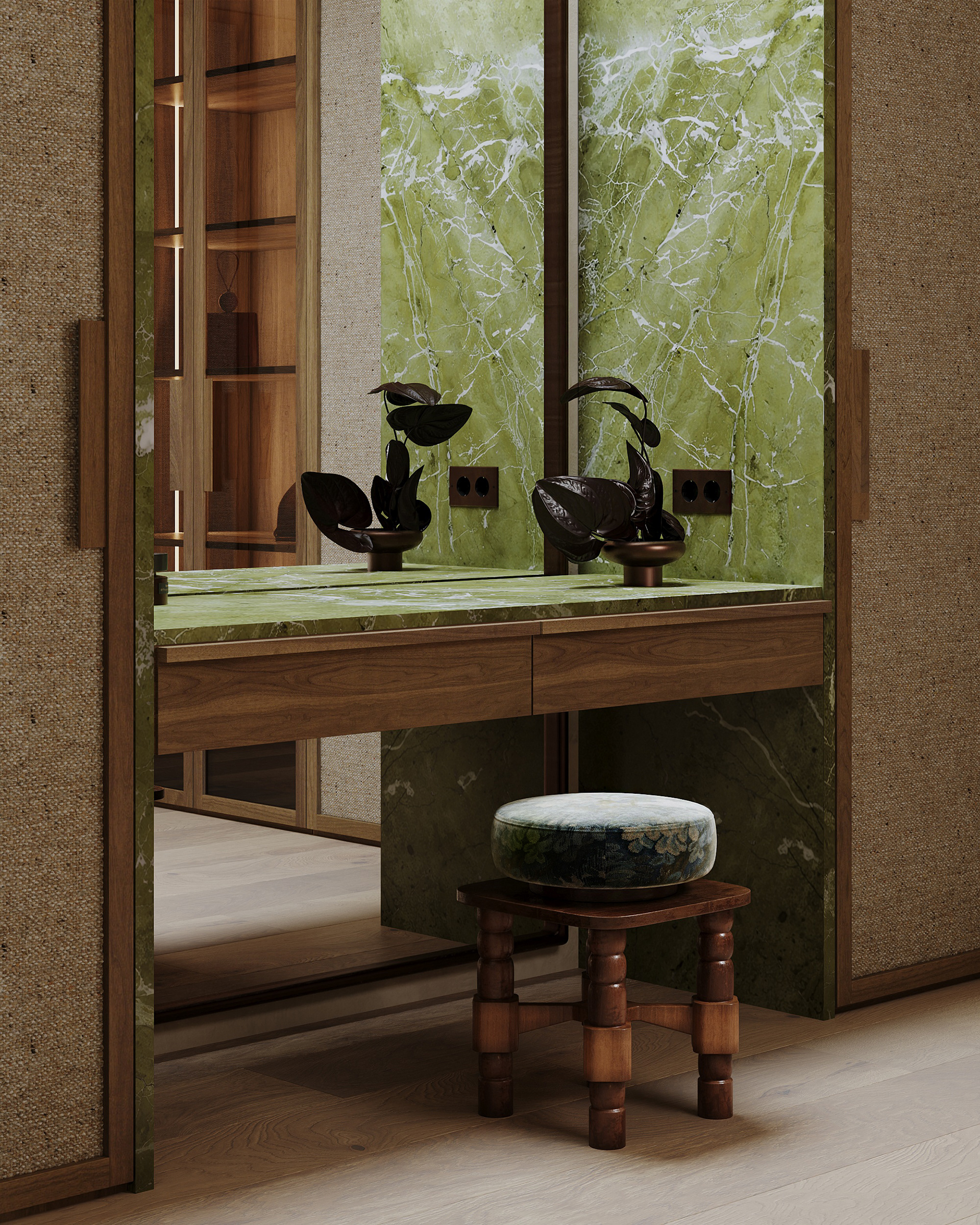 Master bedroom concept（橄榄色卧室概念设计）丨Julia Alato,Alato interiors-9