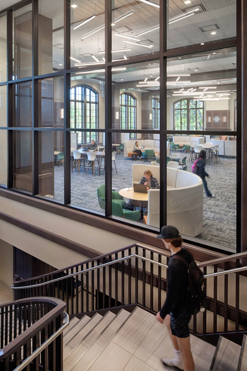 北达科他大学 chester fritz 图书馆丨美国大福克斯丨Stantec-14