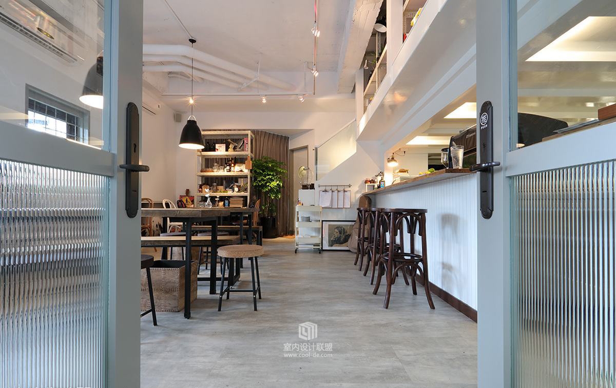 名尧设计--小清新质感 轻工业咖啡厅-20