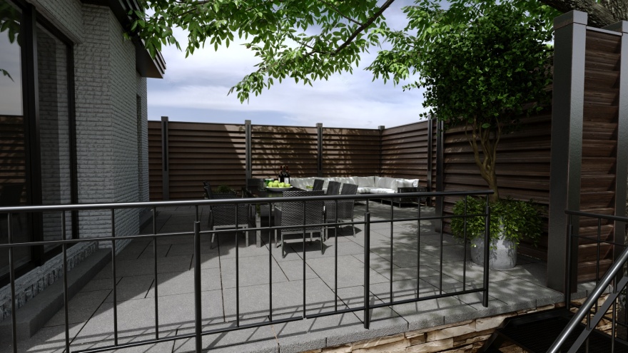 Передний двор дома (Торонто)-4