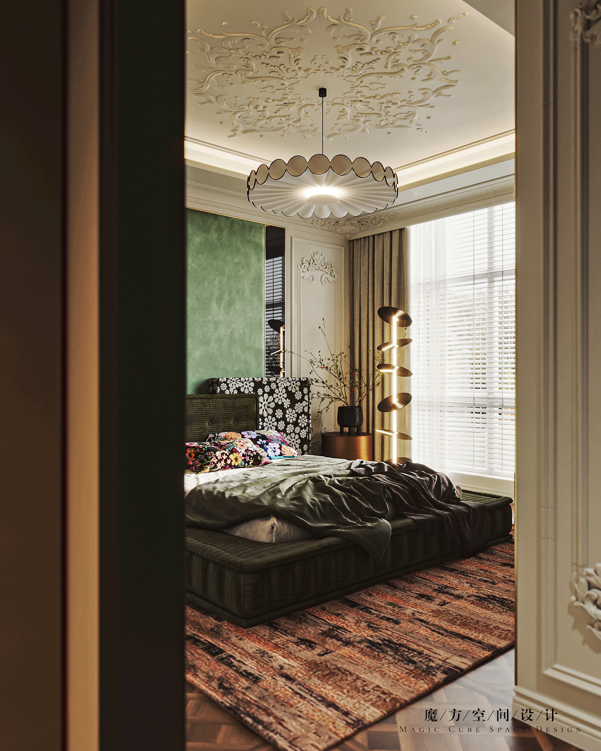 天津•法式复古住宅设计项目丨中国天津丨魔方空间设计-30