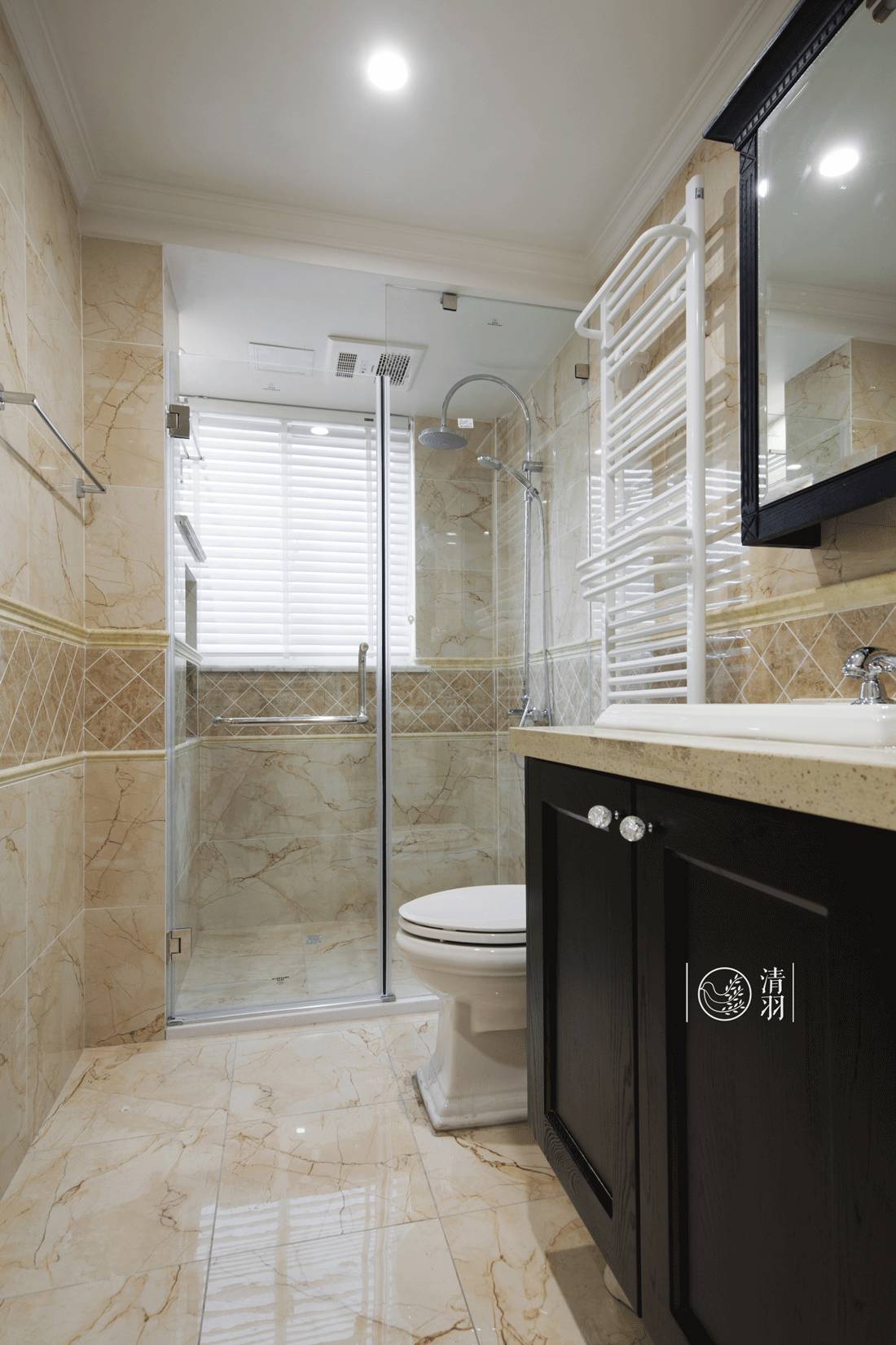 优雅知性，成都 180 平米美式四居室设计-51