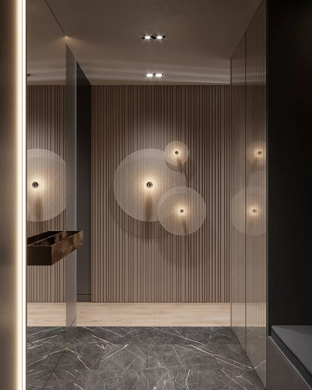 一厅三室,灰色+木色,高级!-17