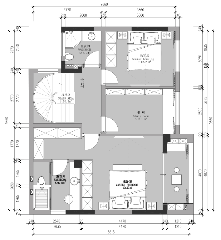 曲直有度丨中国泸州丨松间设计-17
