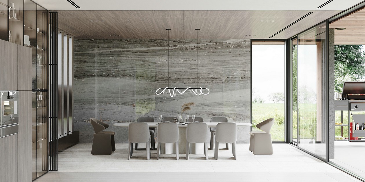 乌克兰简约风别墅设计 超有设计感-7