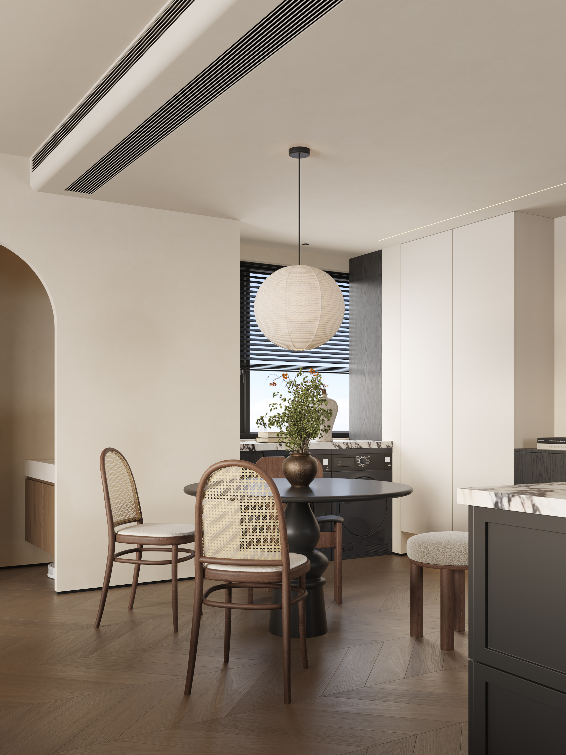 中古风餐厅渲染-15