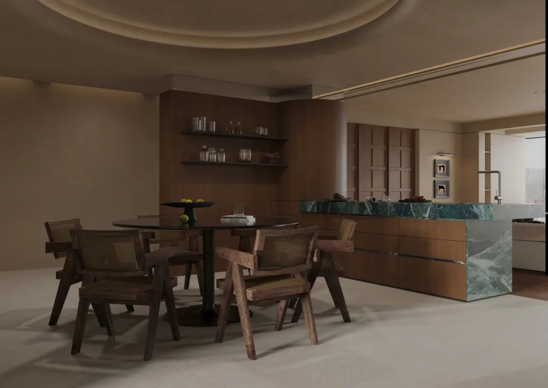 野奢绿意 · 550㎡空中湖景别墅设计丨HOMBLE 红柏设计-34